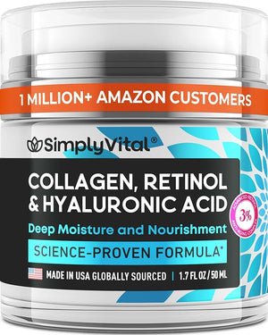 SimplyVital Collagen Glow Cream for Radiant Skin